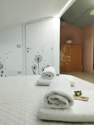 Letto o letti in una camera di Ferula loft
