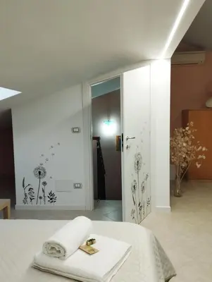 Letto o letti in una camera di Ferula loft