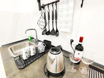 Cucina o angolo cottura di Black & white
