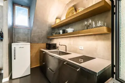 Cucina o angolo cottura di San Giuseppe Luxury Apartment