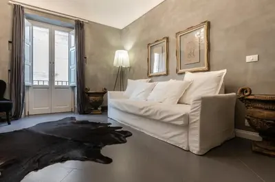 Area soggiorno di San Giuseppe Luxury Apartment