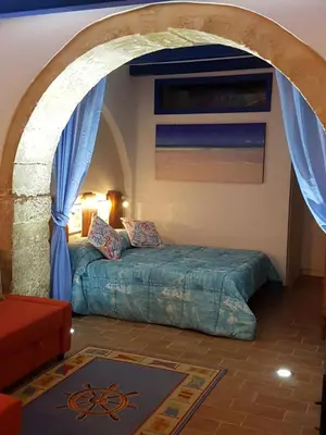 Letto o letti in una camera di La feluca