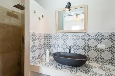 Bagno di Villa Fico d'India con piscina by Wonderful Italy