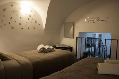 Letto o letti in una camera di Due passi dal centro