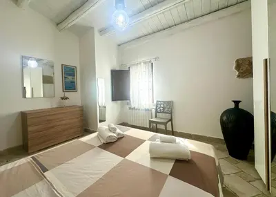 Letto o letti in una camera di Tenuta Green House