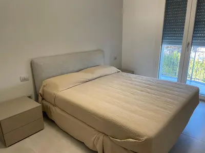 Letto o letti in una camera di Villa Nigró