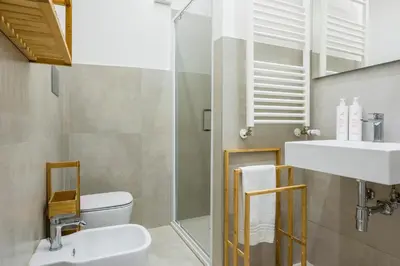 Bagno di Duplex Apartments del Vecchio Bastione by Wonderful Italy