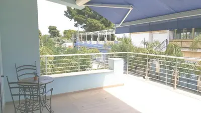 Balcone o terrazza di Villa Azzurra - Fontane Bianche