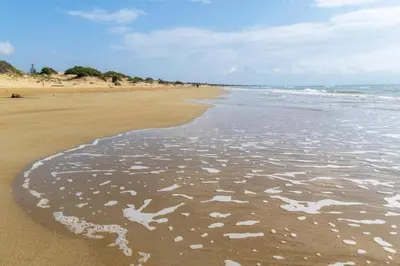 Paesaggio naturale nelle vicinanze della villa