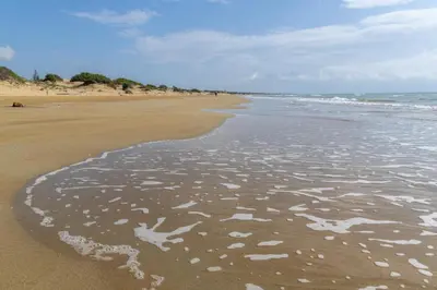 Paesaggio naturale nelle vicinanze della villa