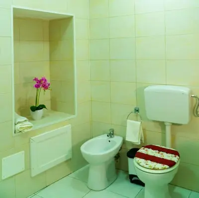 Bagno di Casa Rosa Apartments Ortgia