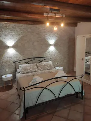 Letto o letti in una camera di Casa Ciuri Ciuri