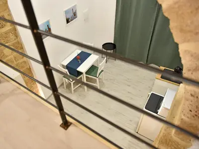 Biblioteca nella casa vacanze