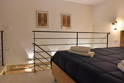 Letto o letti in una camera di La Corte di Vincenzo