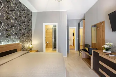Letto o letti in una camera di B&B Altrasia