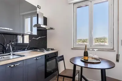 Cucina o angolo cottura di Mansarda Aurispa