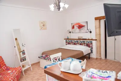 Letto o letti in una camera di Xenia Home and Selene Home 200m From Sea Apartments