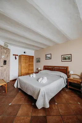 Letto o letti in una camera di Case vacanze vista mare