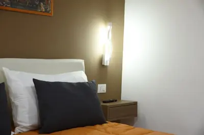 Letto o letti in una camera di La Margherita d'Oro