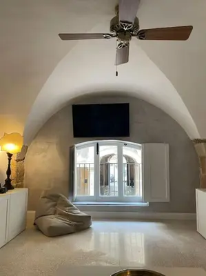 Area soggiorno di La casa sul Cortile