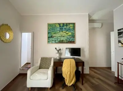 TV o dispositivi per l'intrattenimento presso Casa con terrazza in Ortigia