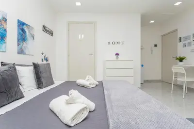 Letto o letti in una camera di Sicilia home