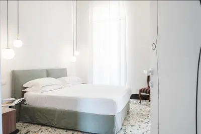 Letto o letti in una camera di Ortigia's gate