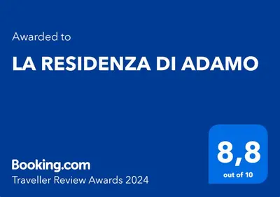 Certificato, attestato, insegna o altro documento esposto da LA RESIDENZA DI ADAMO