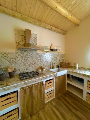Cucina o angolo cottura di La piccola dimora