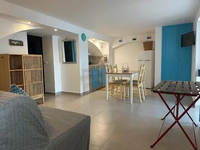 Cucina o angolo cottura di La Casetta sul mare