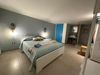 Letto o letti in una camera di La Casetta sul mare