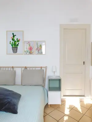 Letto o letti in una camera di Camere A’ Marina
