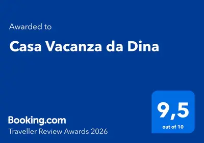Certificato, attestato, insegna o altro documento esposto da Casa Vacanza da Dina