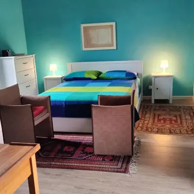 Letto o letti in una camera di Ortigia Porta del Mare