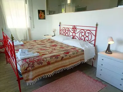 Letto o letti in una camera di Villa Marisa - unforgettable Etna view