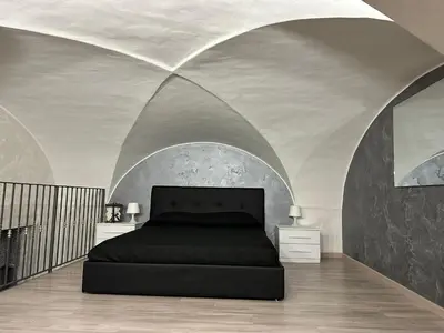 Letto o letti in una camera di Giordana house