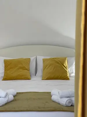 Letto o letti in una camera di Cutelli Gold