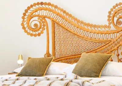 Letto o letti in una camera di Villa Alti vista mare e piscina privata