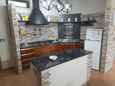 Cucina o angolo cottura di Casa vacanze a 2 minuti dal mare