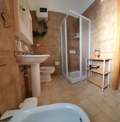 Bagno di Villa La Sosta - 150m dal mare - Patio Privato e Areal Relax