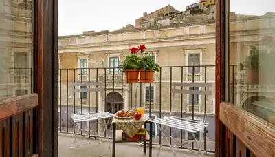 Balcone o terrazza di Gioietta ospitalità siciliana Modica